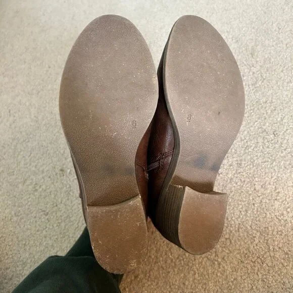 brown booties with buckle - Picture 6 of 6